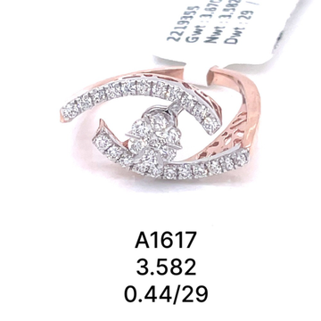 14kt Rose Gold And Natural Diamond Studded  Ladies...